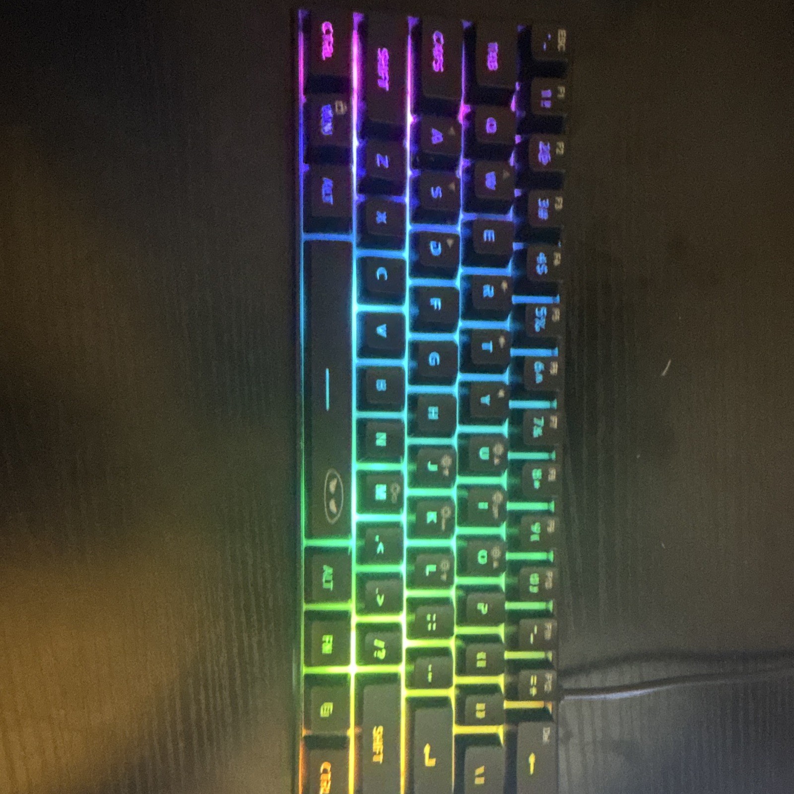 MageGee TS91 Wired Illuminated Gaming Keyboard Black English QWERTY