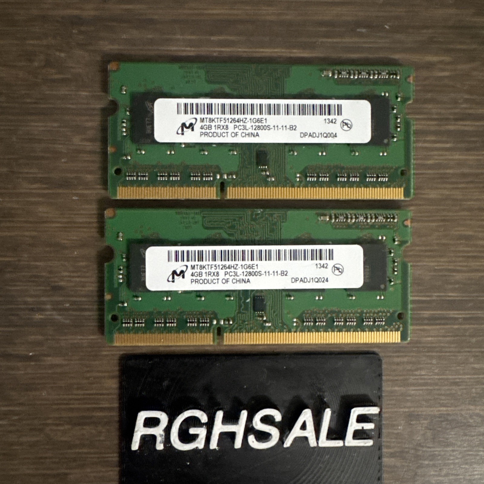Micron 8GB (2x4GB) DDR3L 1600MHz PC3L-12800S Laptop RAM SO-DIMM
