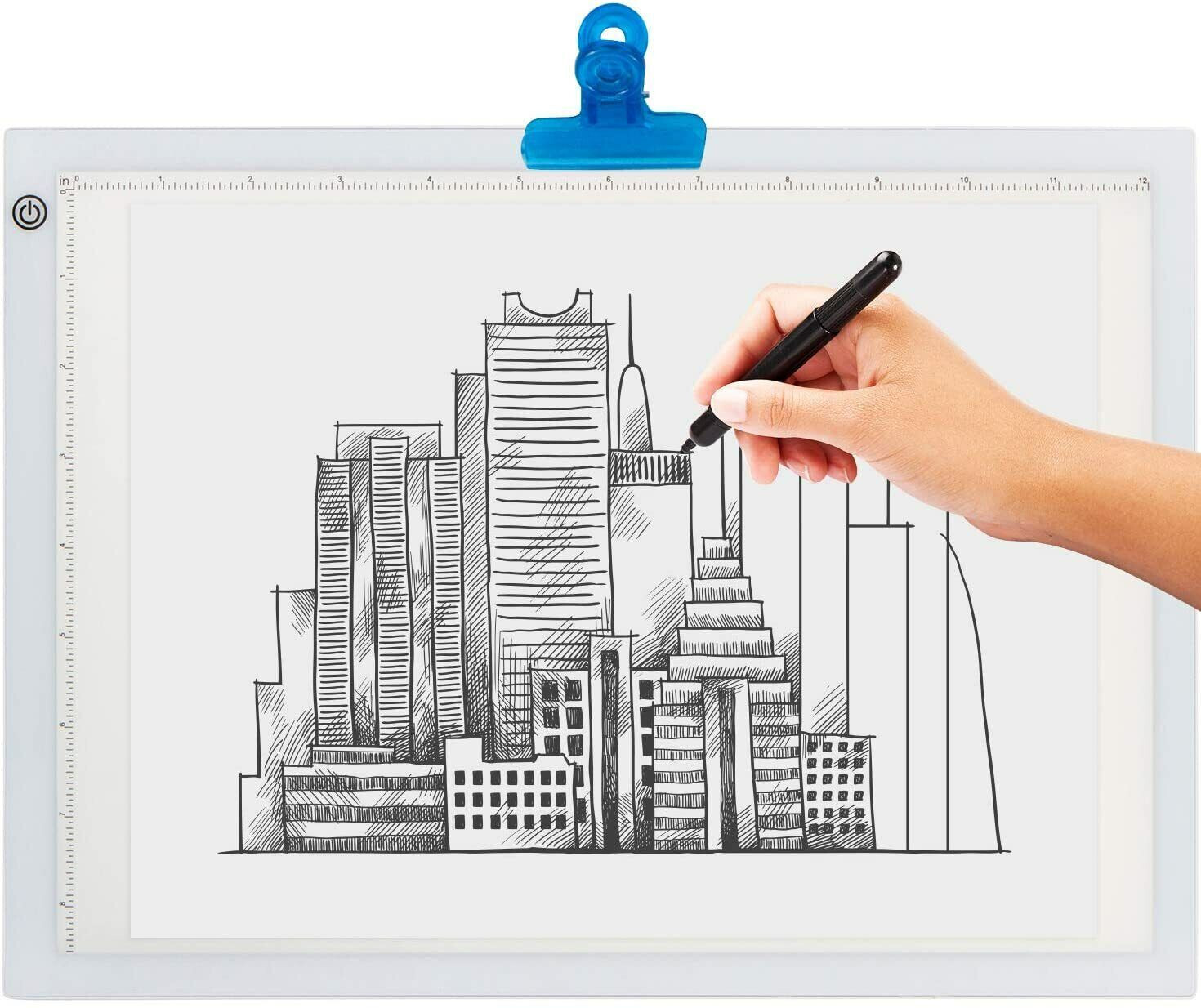 LED Light Box for Tracing - 15" Ultra Thin Light Pad-Standard A4