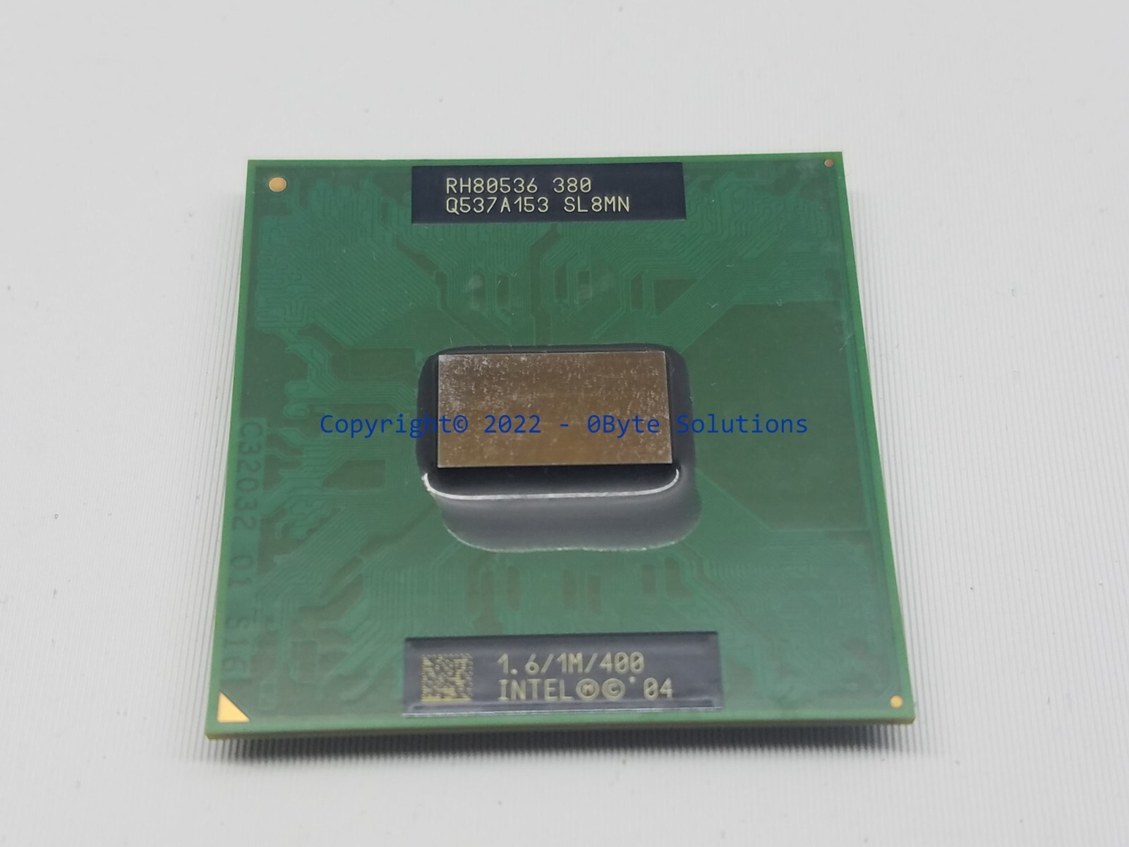Intel SL8MN Celeron M Processor 340 1.60 GHz, 1M Cache, 400 MHz FSB