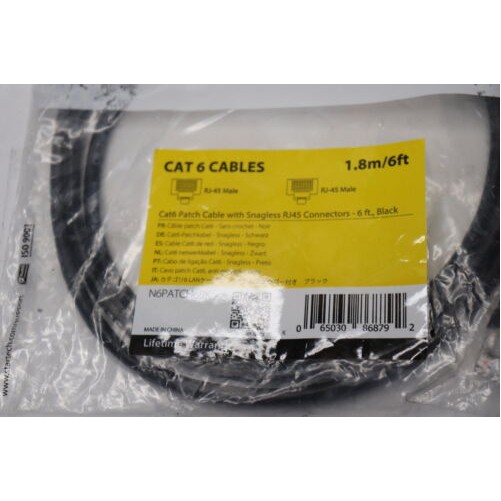 Startech N6PATCH3BL10PK 3FT BLUE 10 PACK CAT6 CABLE SNAGLESS RJ45 UTP PATCH CABL