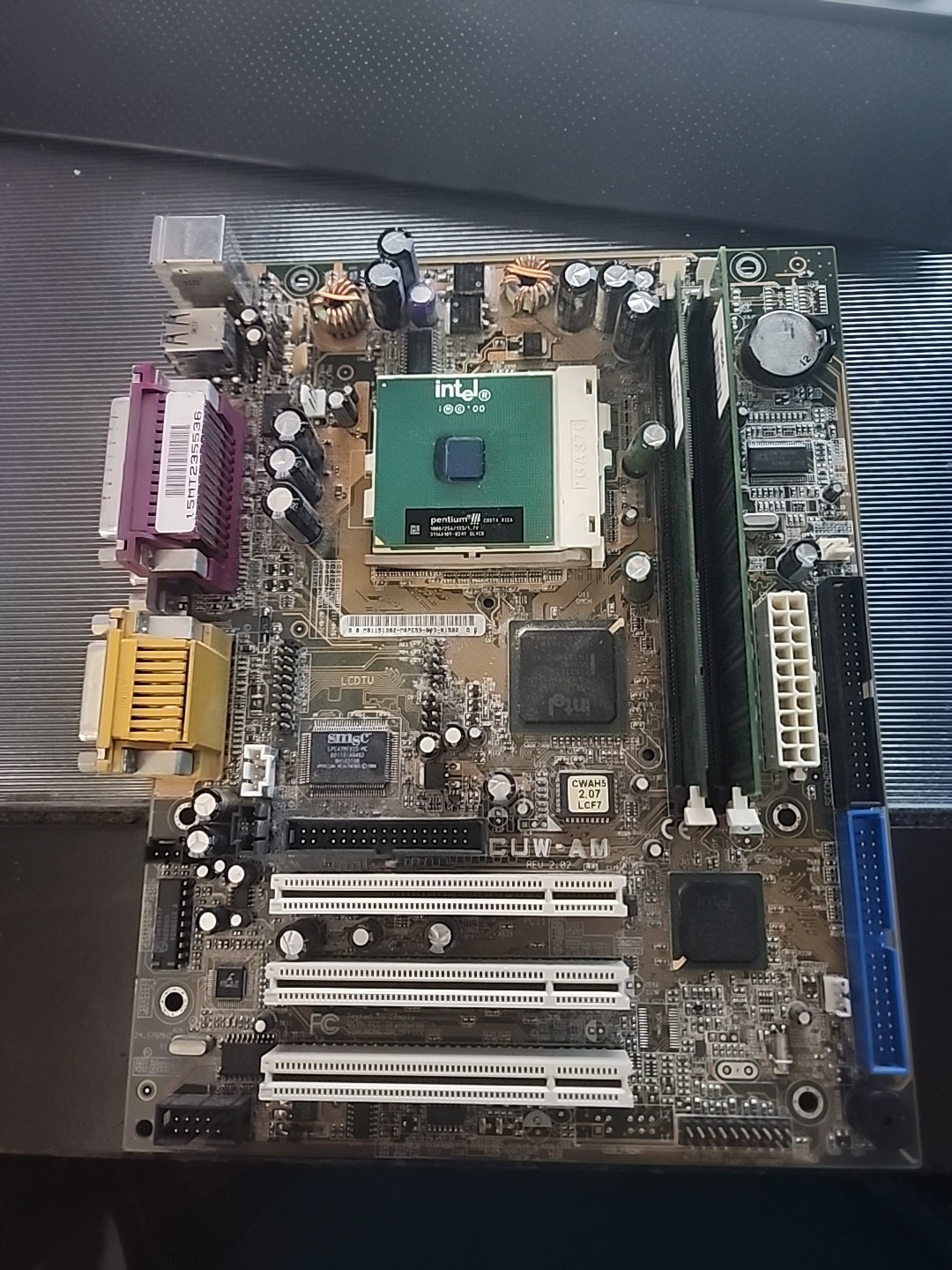 Asus CUW-AM Motherboard Pentium III 1000 MHZ 128MB SD Ram 