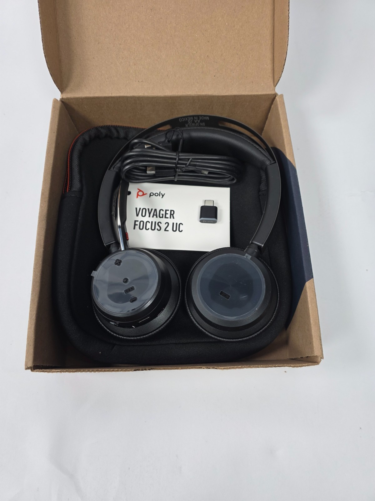 Poly Voyager Focus 2 UC Stereo Bluetooth Headset 9T9J4AA#AC3