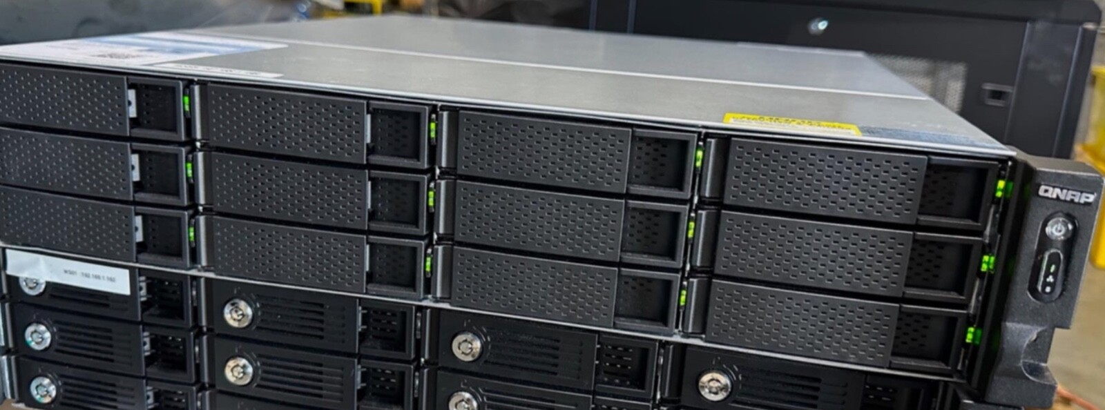 QNAP Server NAS TS-1263U-RP  12x 6TB HDD WD RED Hard Drive