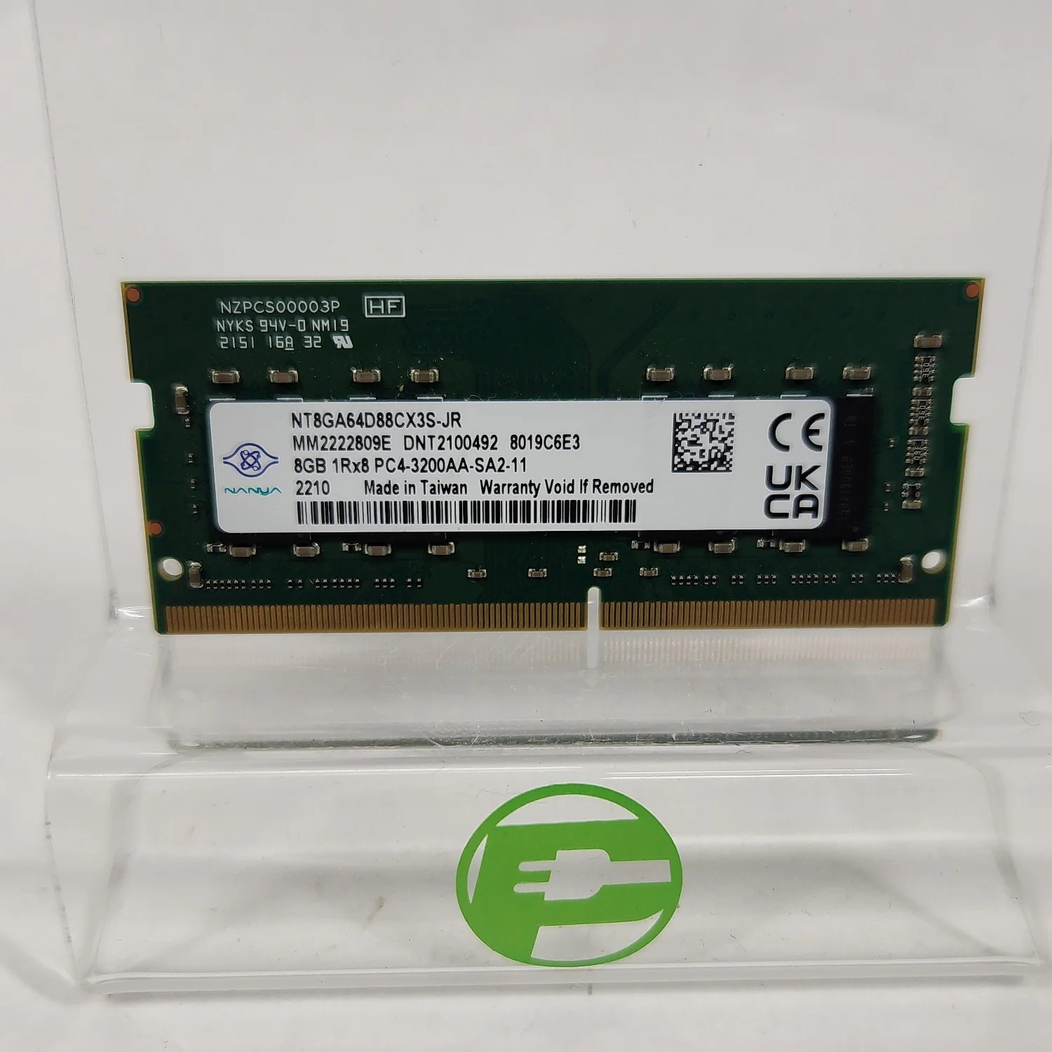 NANYA NT8GA64D88CX3S-JR 8GB (1x8GB) RAM DDR4 3200MHz