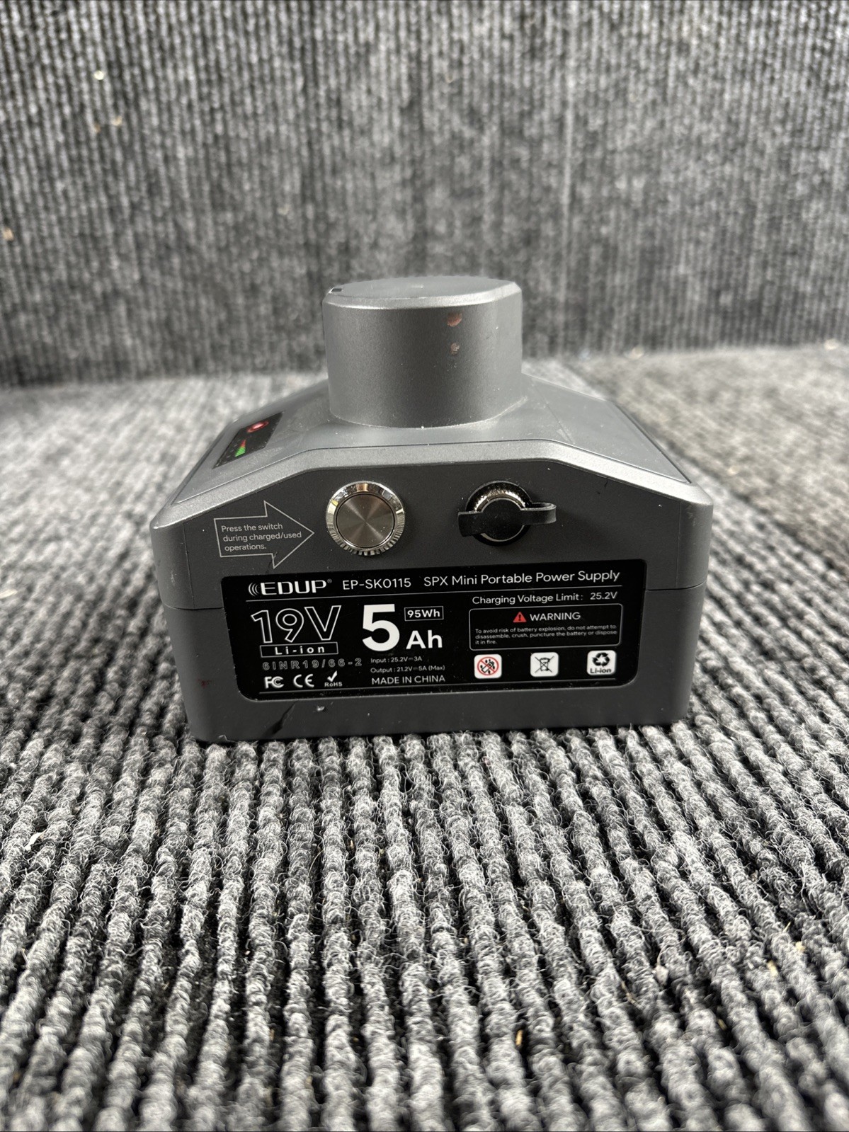 Edup Starlink SPX Mini Portable Power Supply Model EP-SK0115 Unit Only No Cords