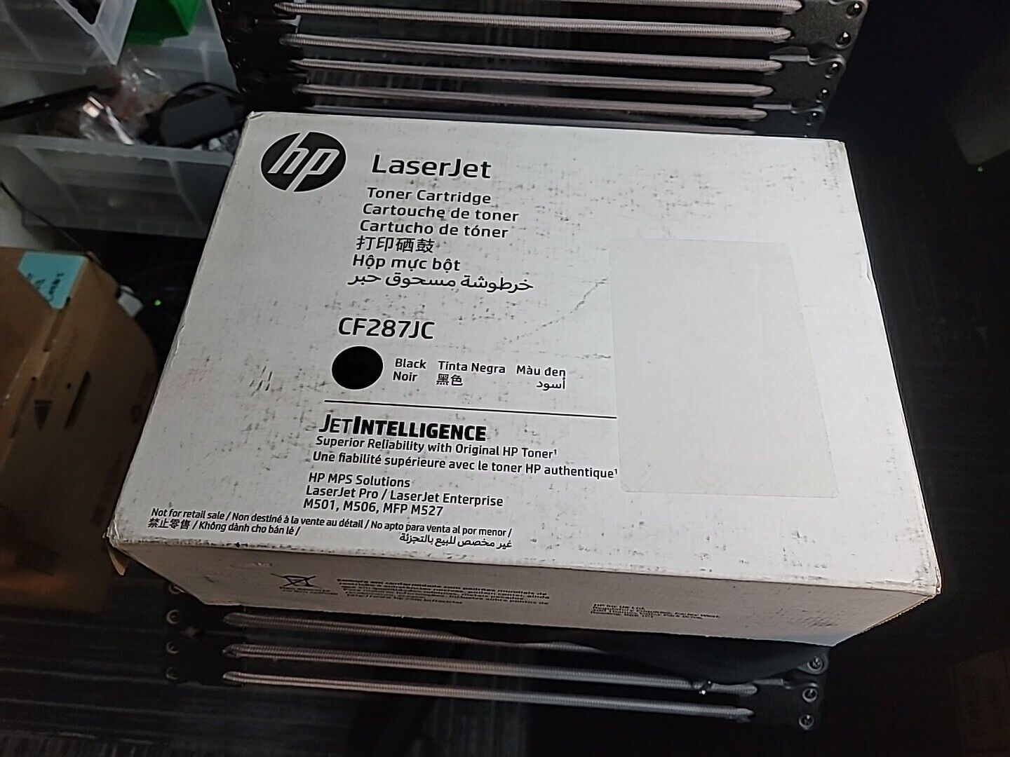 HP CF287JC Same As 87X Black Toner , New Open Box