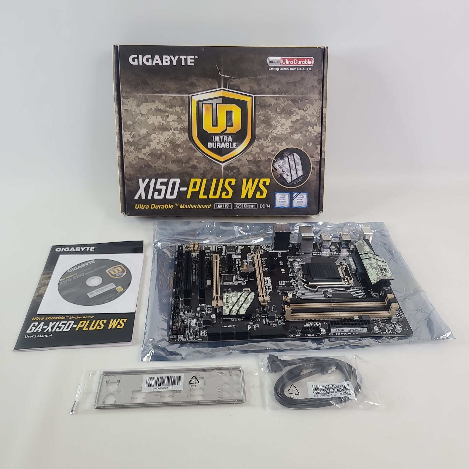 Gigabyte GA-X150M-PLUS WS LGA 1151 Socket Intel C232 DDR4 Motherboard