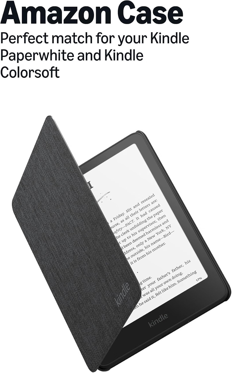 Kindle Paperwhite and Kindle Colorsoft Case, Lightweight and Water-Safe, Foldabl