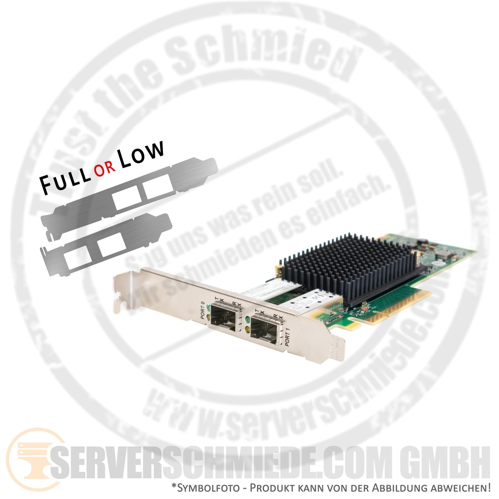 HP StoreFabric SN1600E 2x 32Gb FC PCIe x8 Fibre Channel Controller HBA Q0L12A