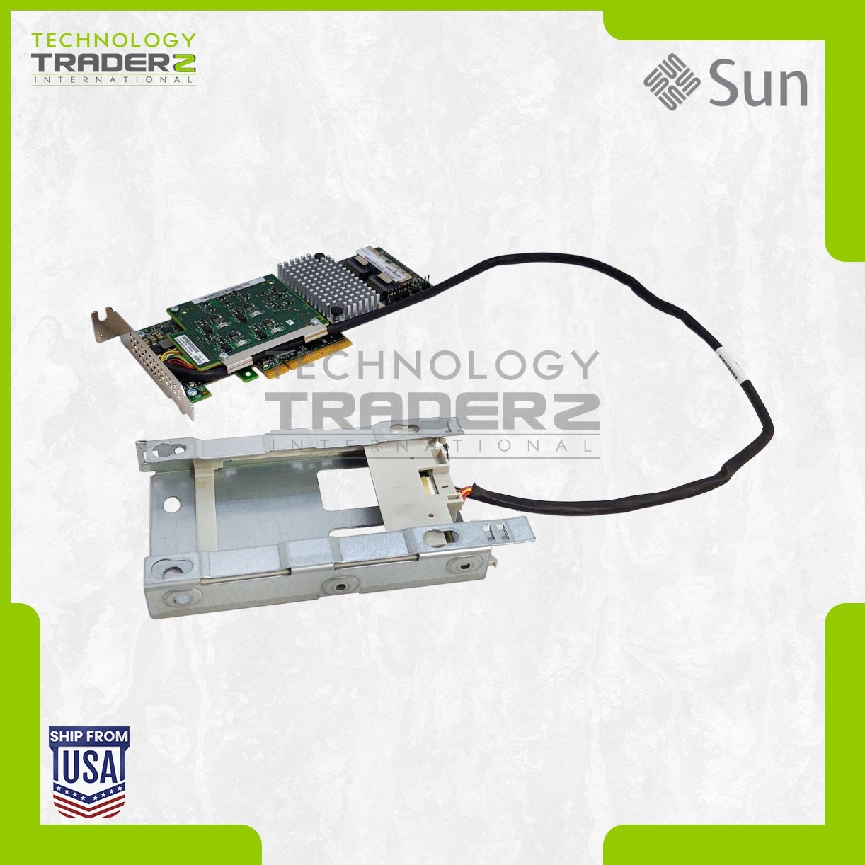 Sun Oracle SAS 9261-8i 8-Port SAS 6G PCI-E RAID Controller 7047503 W/ 1x 7055240