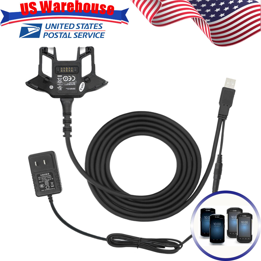 for Zebra Symbol TC70 TC75 CBL-TC7X-USB1-01 USB Charger Cable with Adapter Set