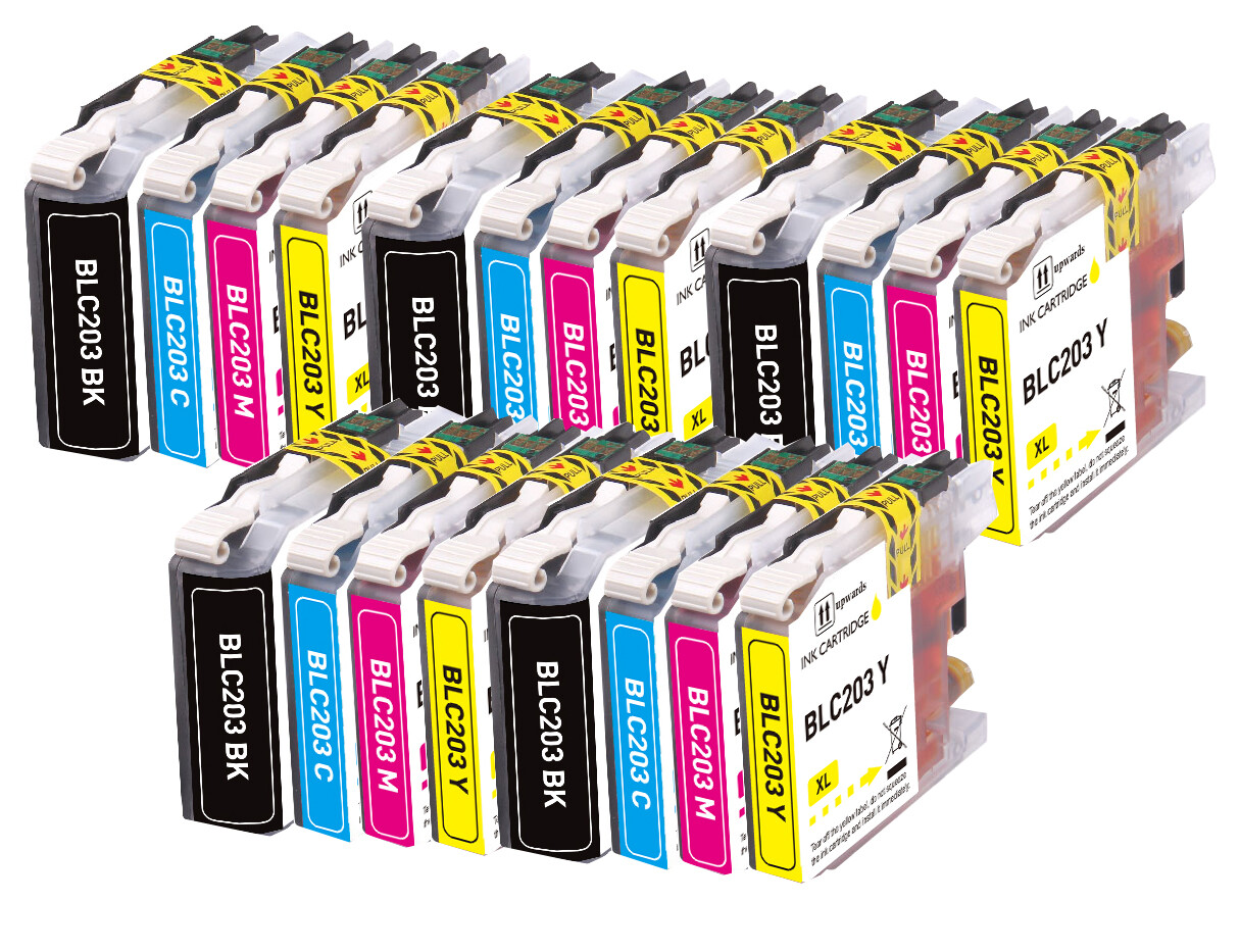 20 PK Premium Ink fits Brother LC203 Series MFC-J480DW MFC-J5320DW MFC-J4320DW