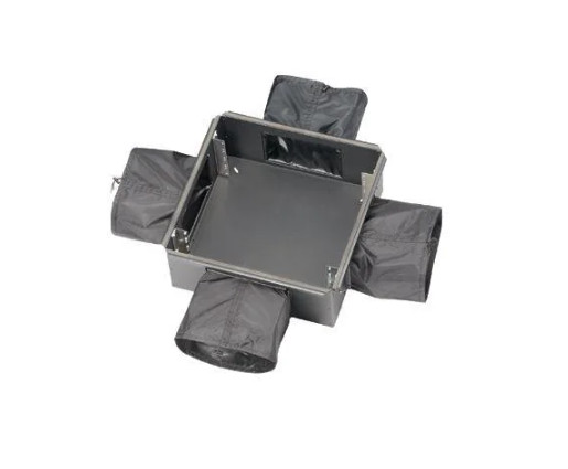 PANDUIT Pan-Net PZRFE8U Black PanZone Cabling Raised Floor Enclosure 8" High