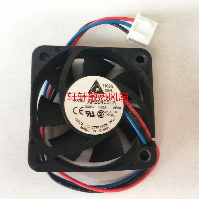 Delta 4CM 4010 5V 0.08A AFB0405LA silent 3-wire cooling fan