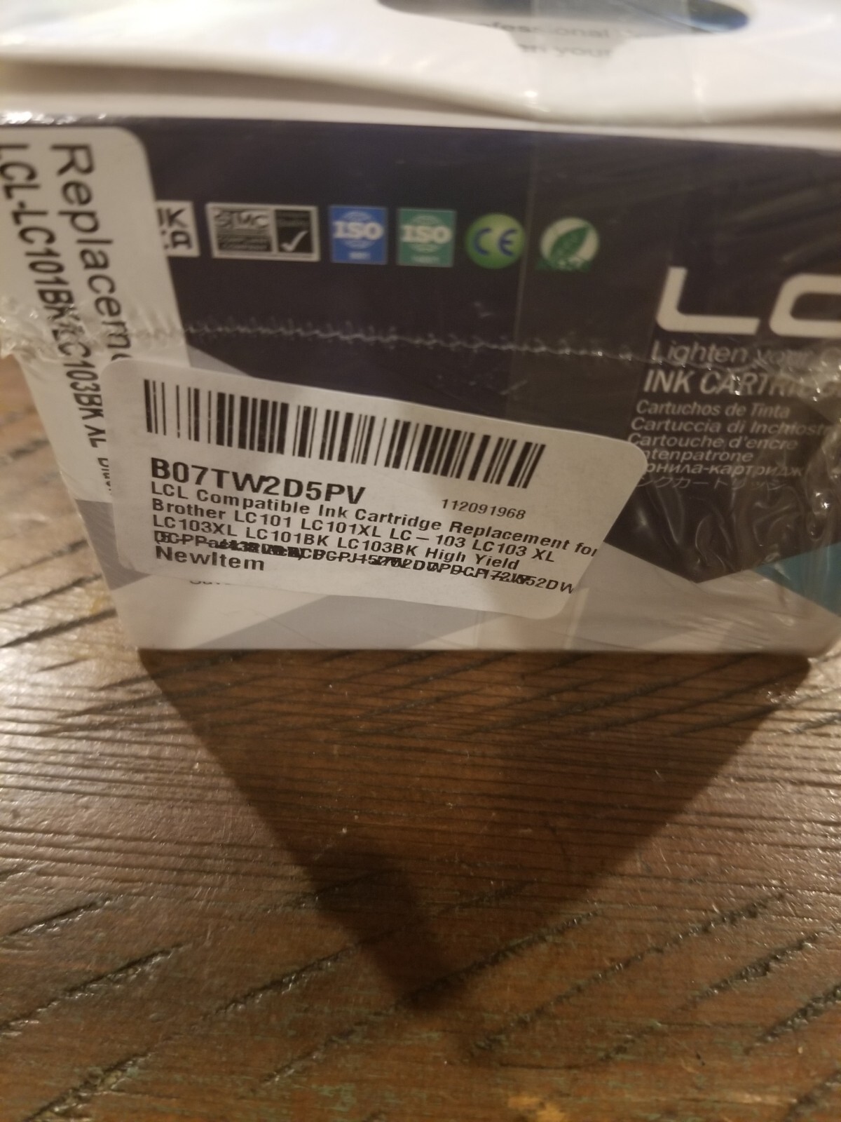 LCL Ink Cartridges For LCL-LC101BK/LC103BK XL Black Expires 4/21/2026
