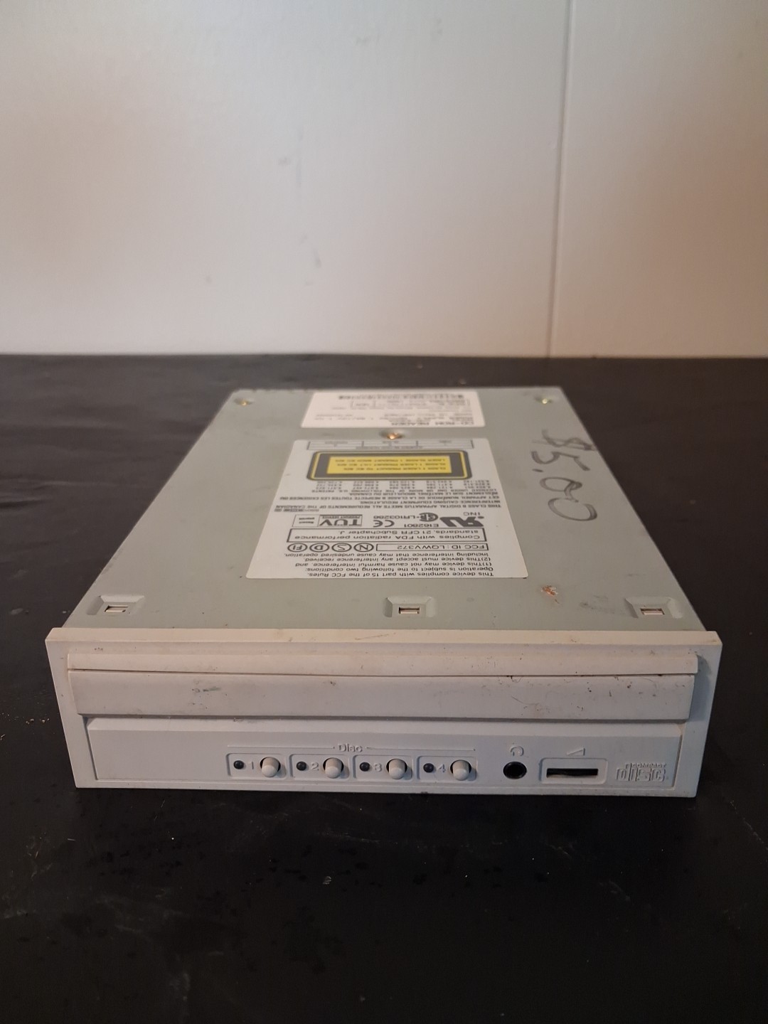 Vintage (1996) NEC CDR-4300A 4-Disc 6X CD-ROM Changer - Parts Only Untested 