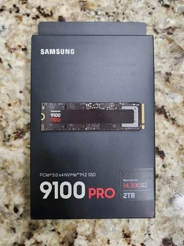Samsung 9100 PRO 2TB Internal SSD PCIe Gen 5x4 NVMe MZ-VAP2T0B/AM New Sealed