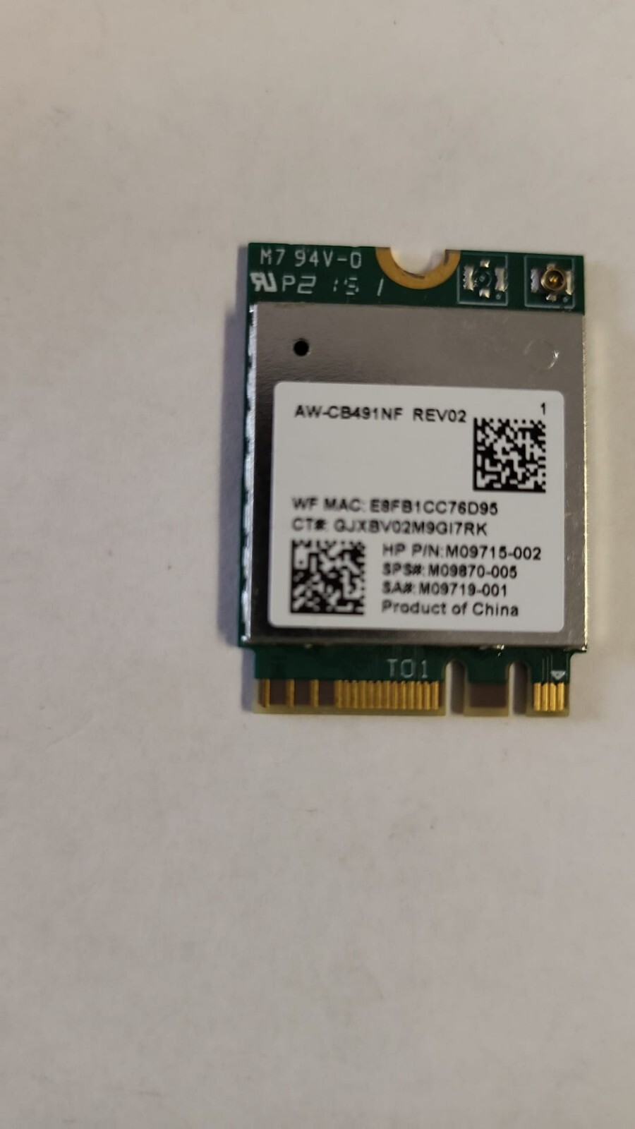 HP Reaktek 14 17 Ser Wireless WiFi Card RTL8821CE M09715-002 M09719-001 M09870..