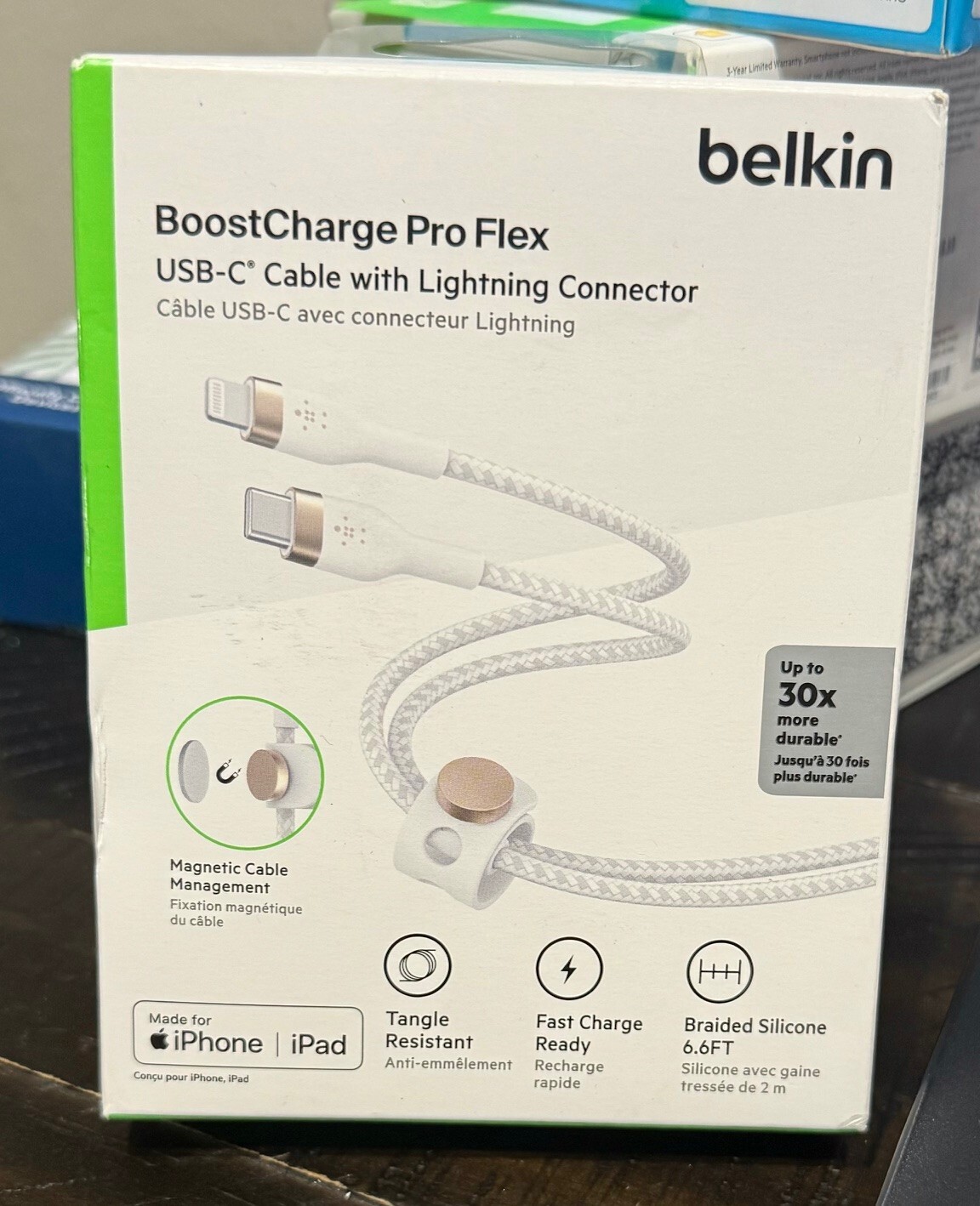 Belkin BoostCharge Pro Flex USB-C / Light-ning Fast Charge 6FT Cable