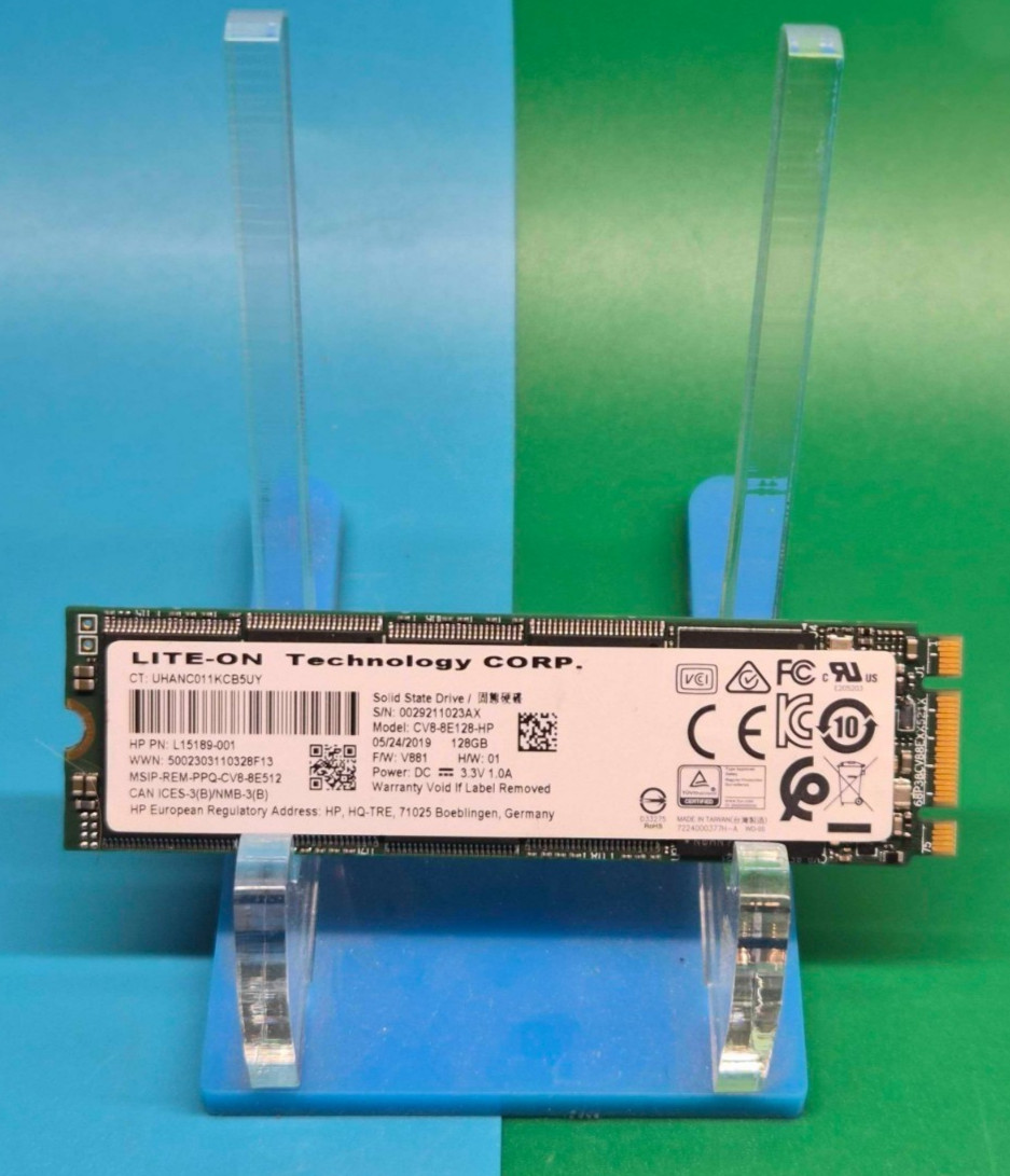 Lite-On 128GB M.2 SATA SSD CV8-8E128-HP - HP PN: L15189-001 - Good Health