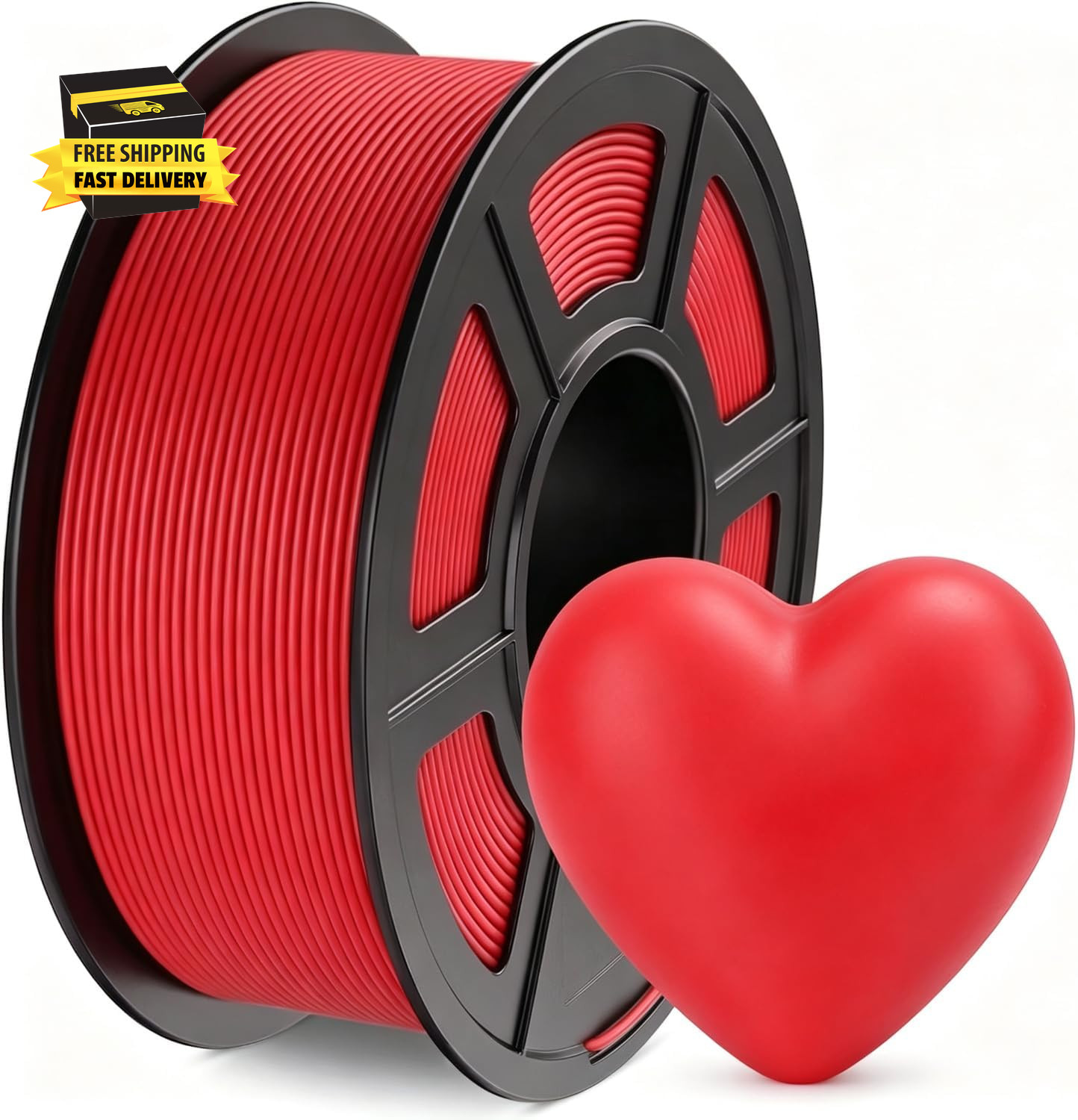 95A TPU 3D Printer Filament 1.75Mm, Red, 250G