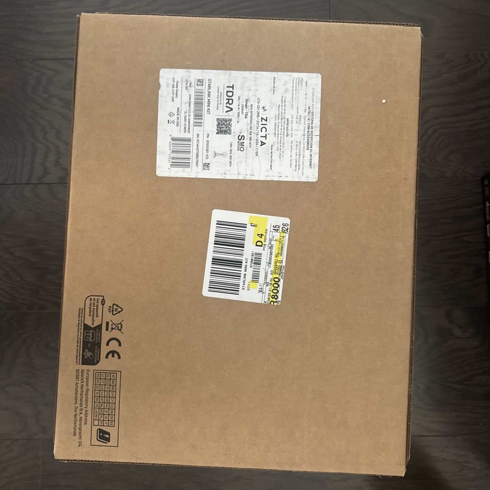 Starlink Mini Kit, Brand New Sealed - Model UTA-231 -  w/Integrated Wi-Fi Router