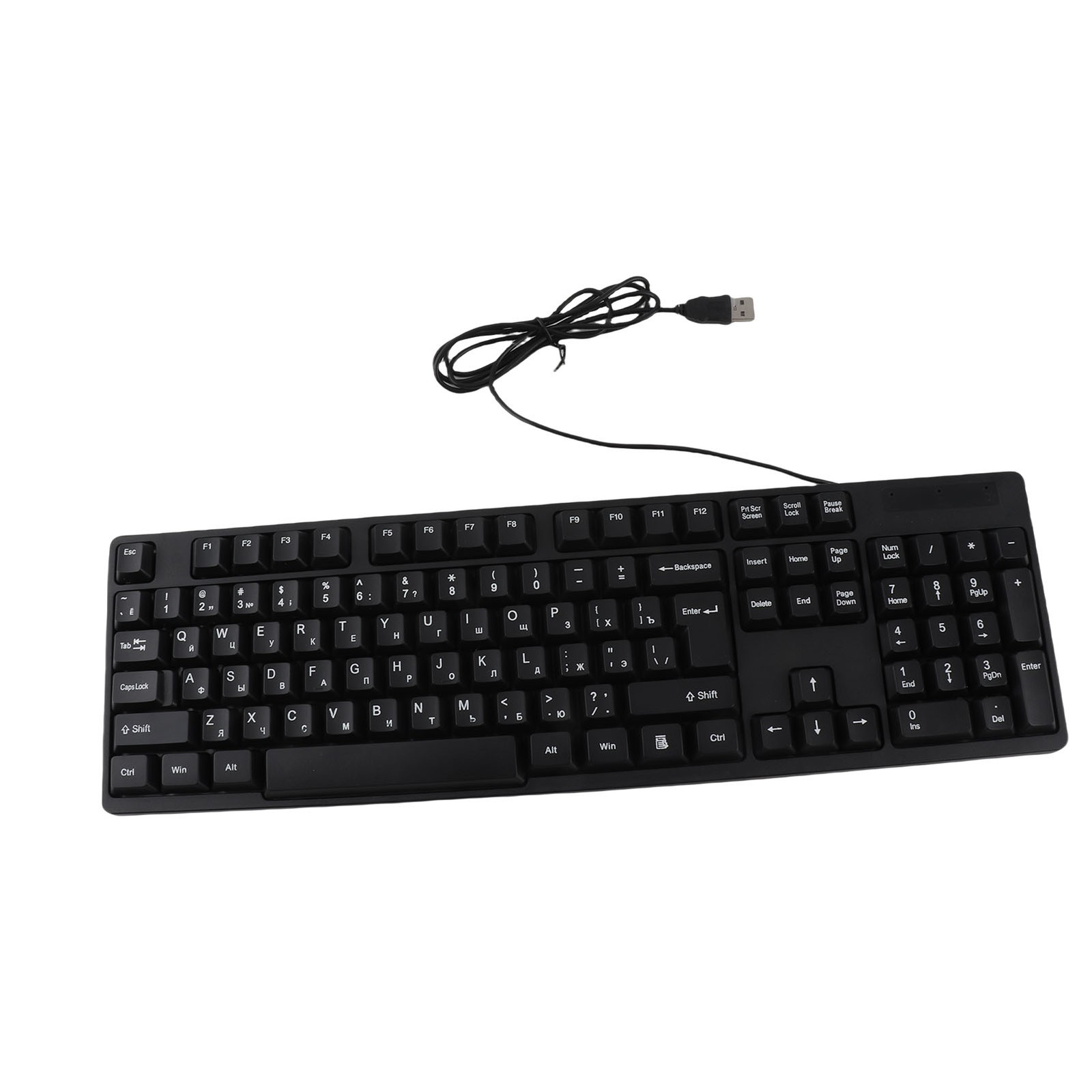 K1800 Minority Language Keyboard 104 Keys 4.2ft Cable Ergonomic Design USB XVFQ