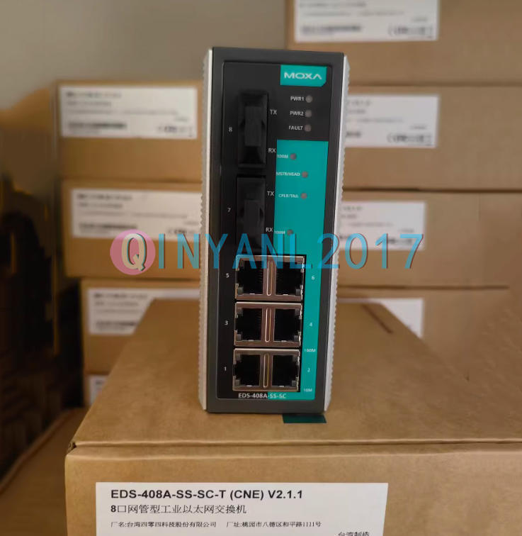 1PCS NEW MOXA EDS-408A-SS-SC-T Ethernet switch