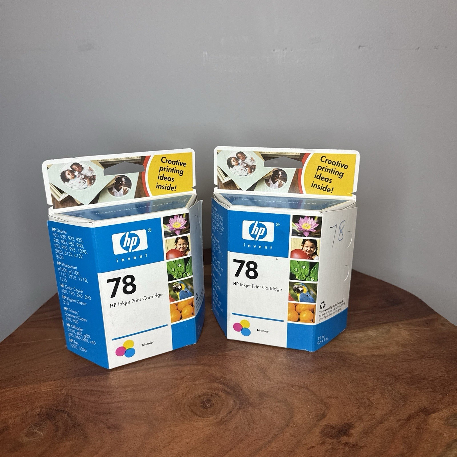 HP 78 Tri-color Inkjet Cartridge 2 Unopened Boxes Exp. 1/2005