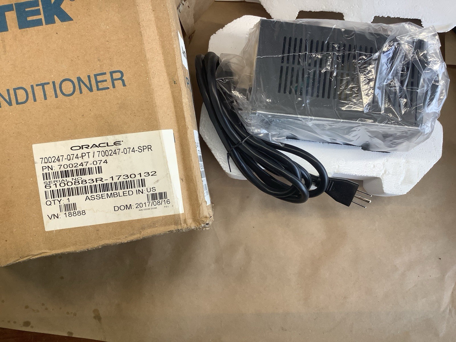 AMETEK Power 700247-074 Power Conditioner Oracle New