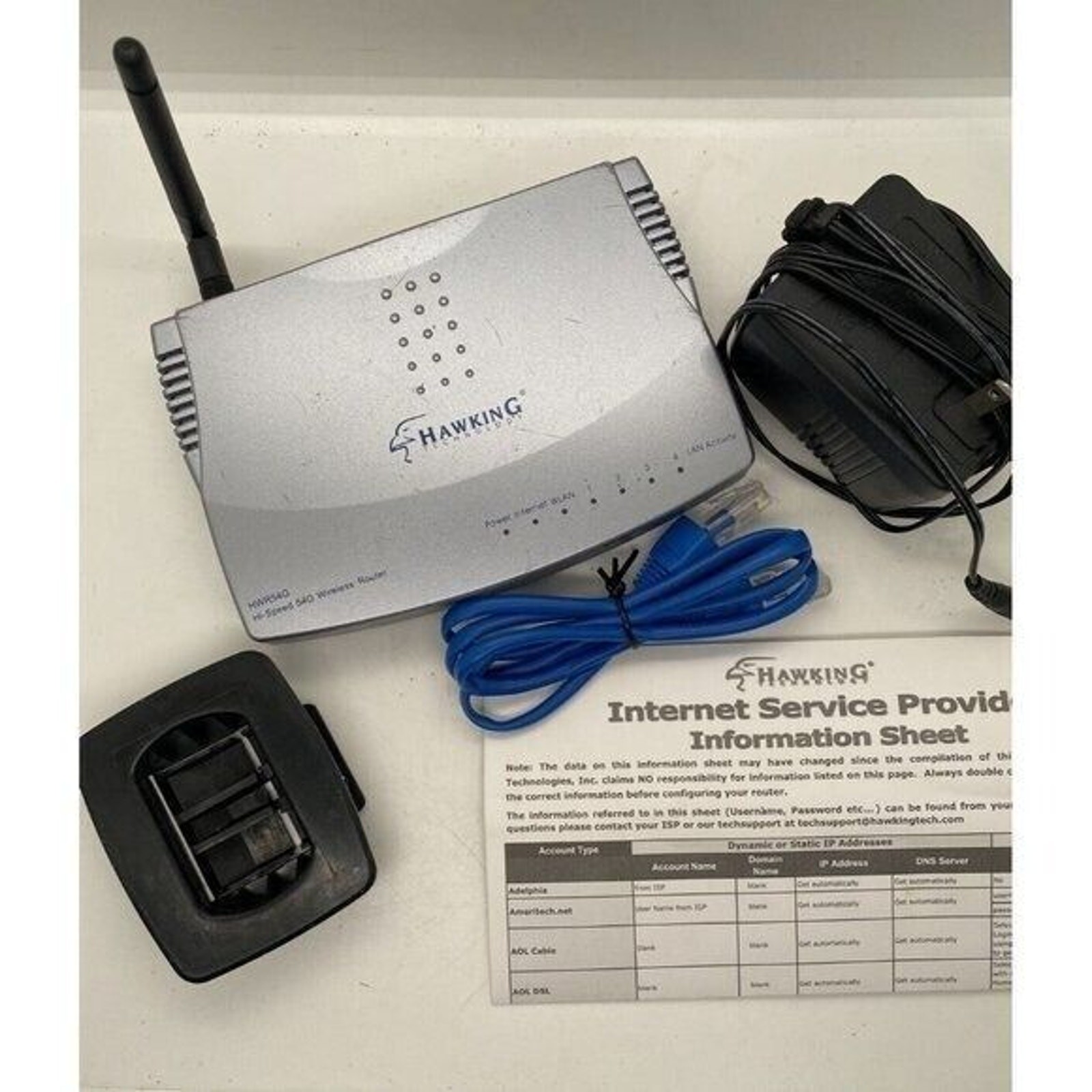 Hawking Tech Wireless Router 802.11g High Speed 54G HWR54G