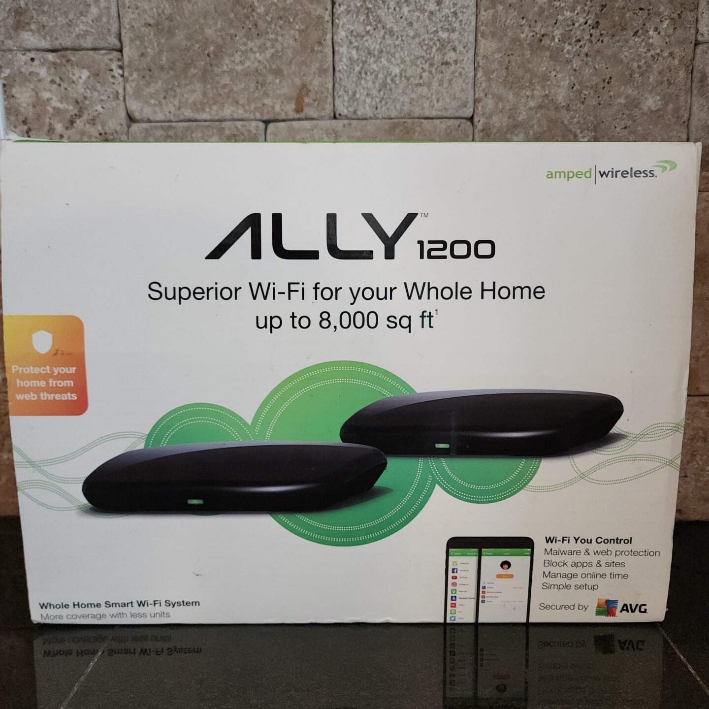 Amped Wireless mesh - Ally AC1200 Dual-8000 sq ft - New