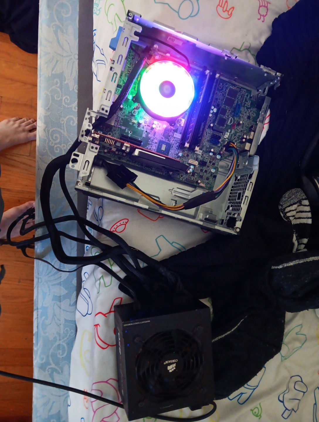 Custom Built PC I5-6500 GTX 745 Optiplex 7040 Motherboard 128 GB SSD Air Cooler