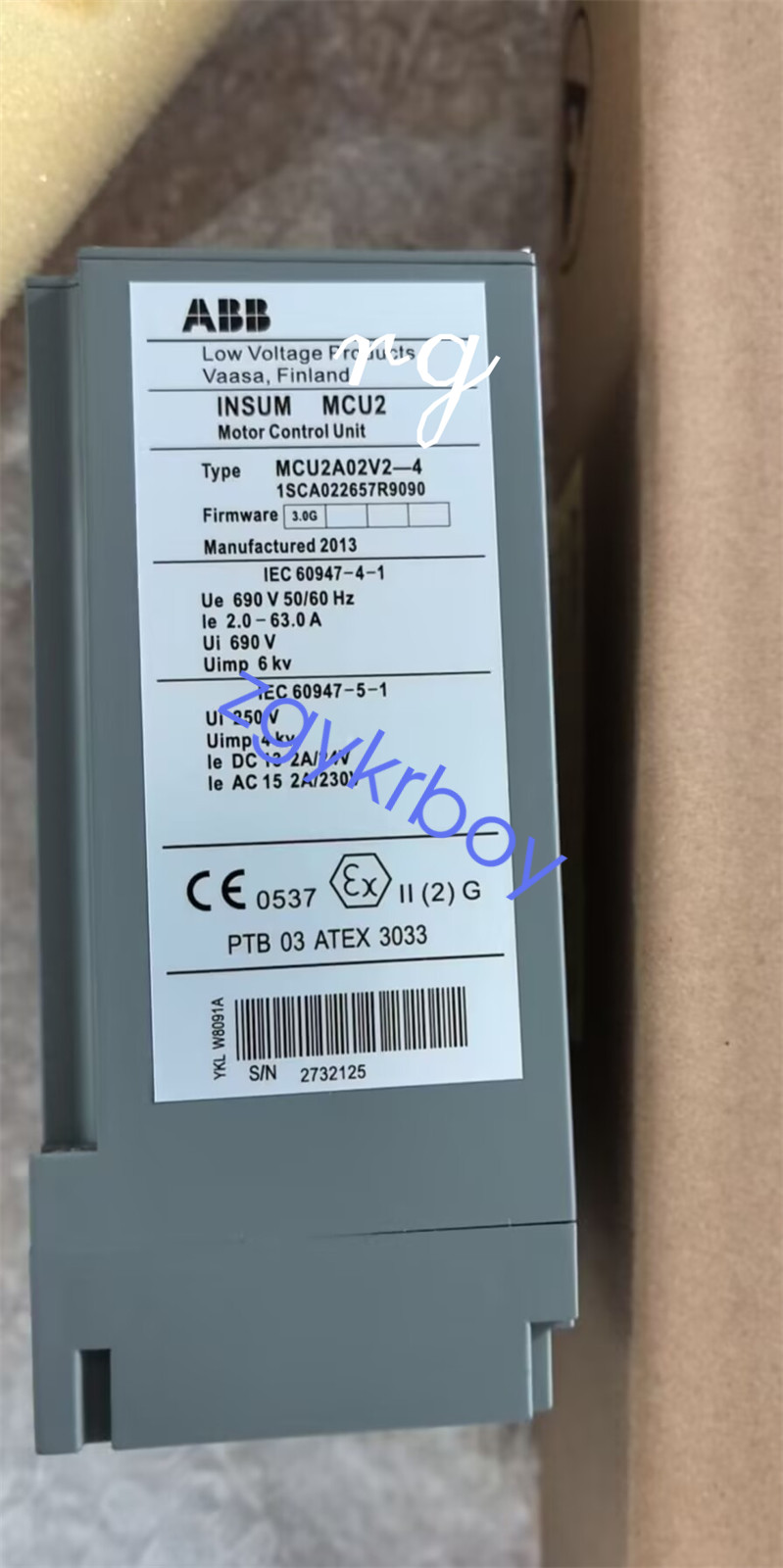 NEW ABB MCU2A02V2-4 1SCA022657R9090 engine control unit fast shipping