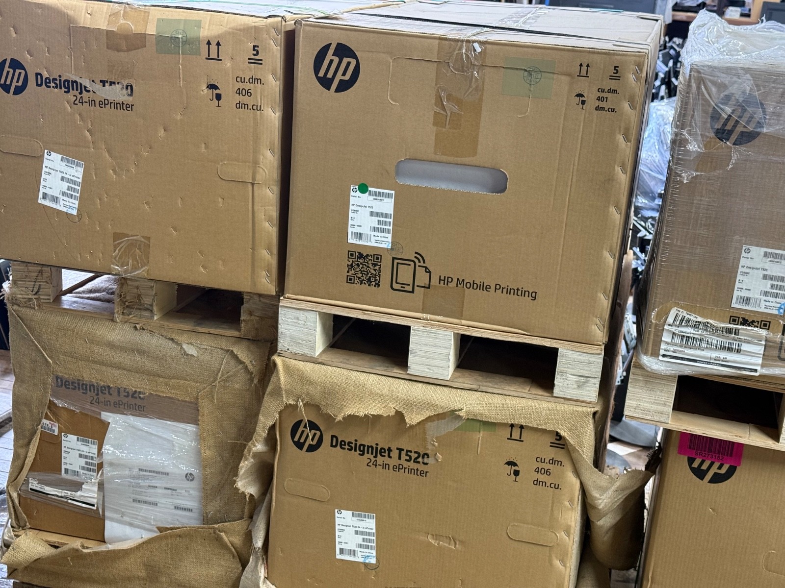 HP Designjet T520 24" Color Thermal Inkjet Large Format Printer - CQ890C#B1K