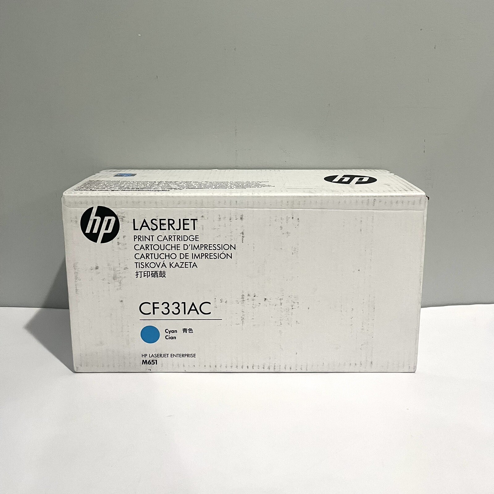 HP  CF331AC  Cyan Toner Cartridge  654A  For HP Color LaserJet Enterprise M651