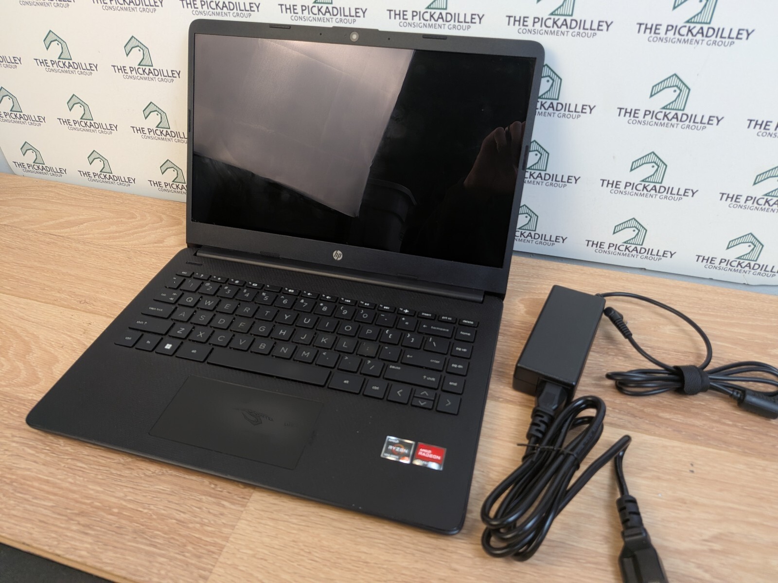 HP Laptop Ryzen 3 5000 Series AMD Radeon Black Portable Computer