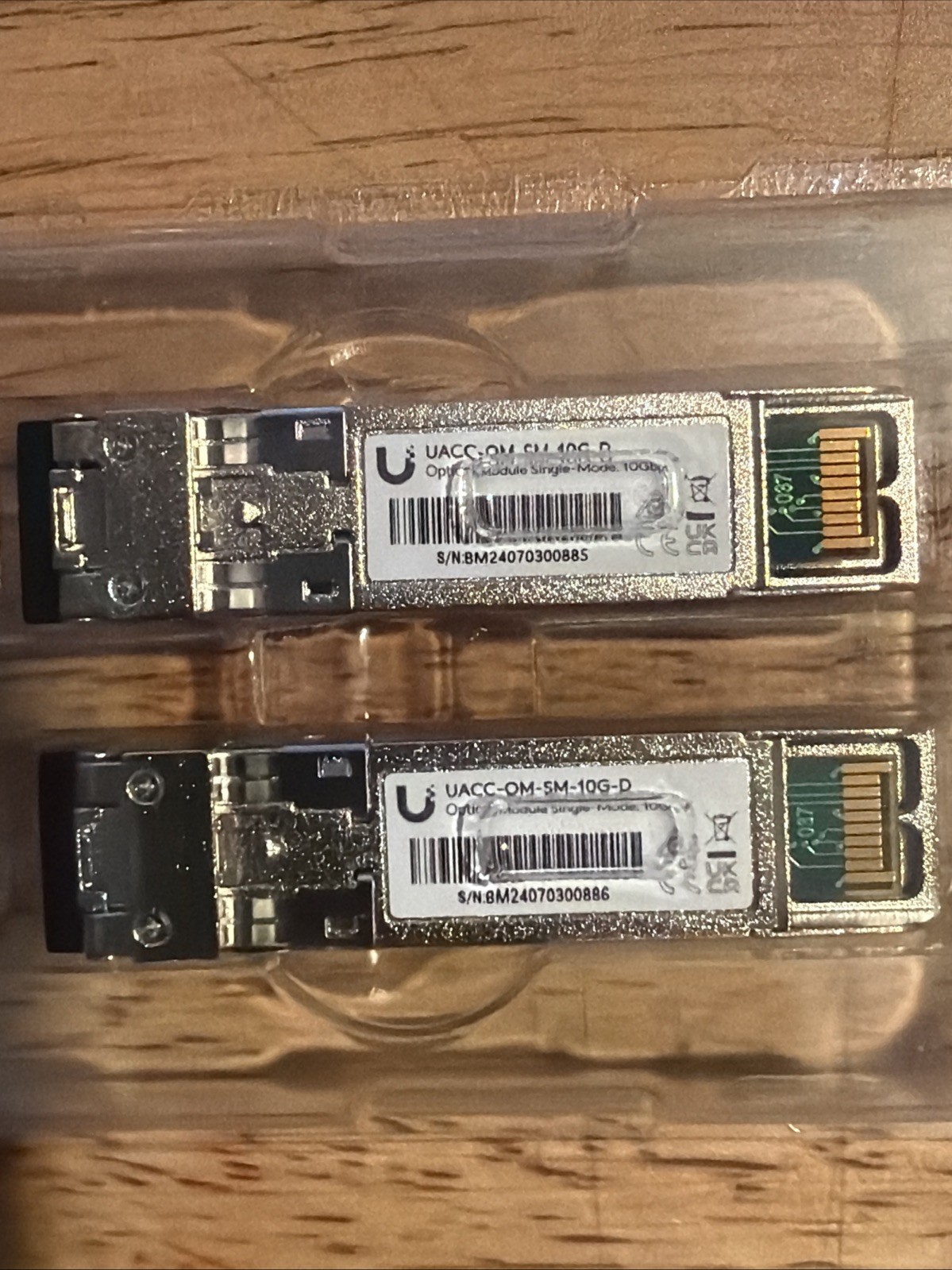 Ubiquiti 10 Gbps One-Mode Optical Fiber Transceiver Module, 2-pk | UACCOMSM10GD