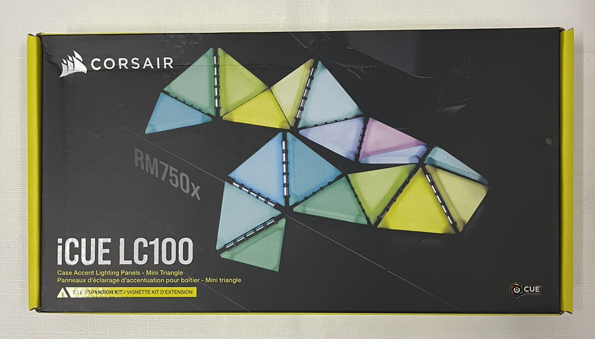 *NEW* CORSAIR iCUE LC100 Accent Lighting Panels- Mini Triangle- 9 Tile Expansion