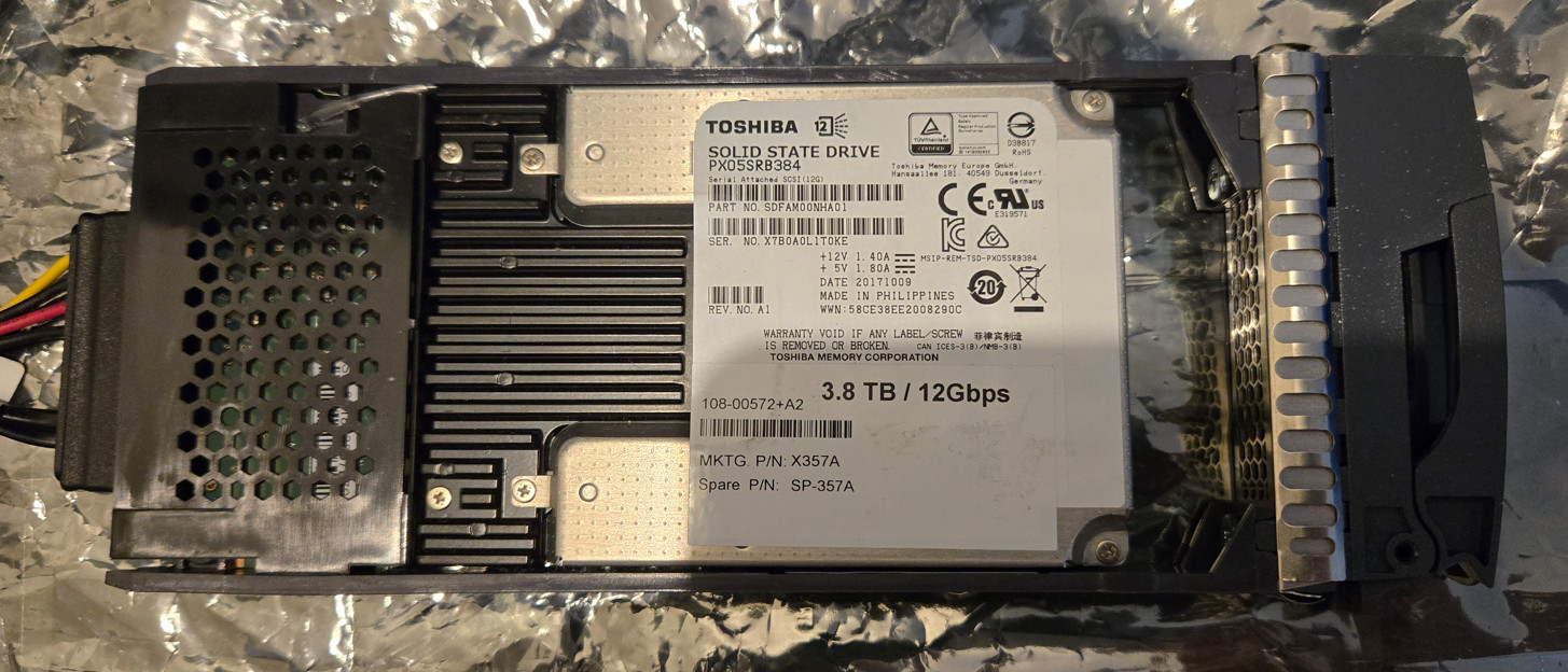 NETAPP X357A SP-X357A 3.84TB 12G SAS SSD