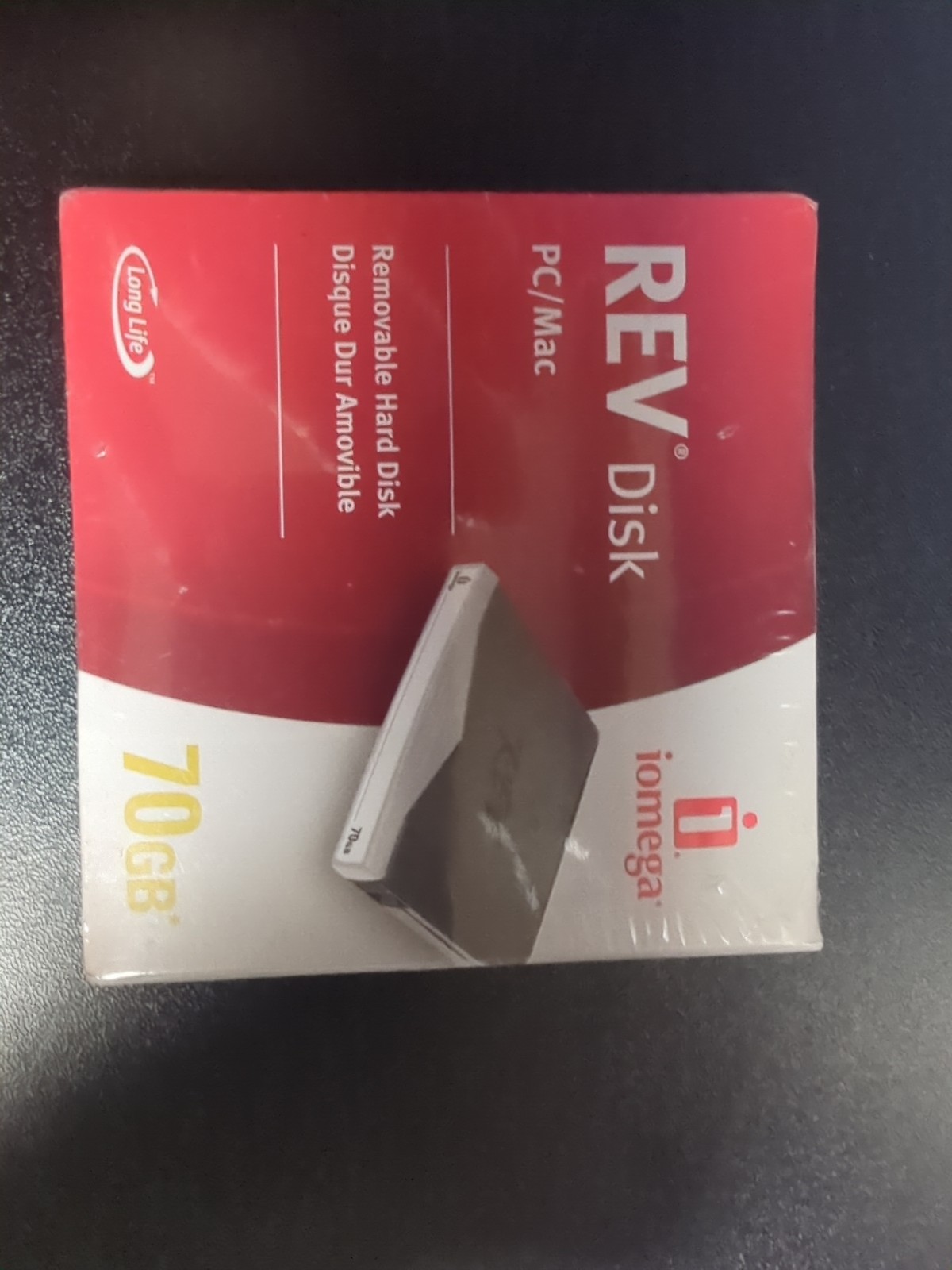 Iomega REV 70GB Disk  PC/Mac New In Wrapper SKU: 33506