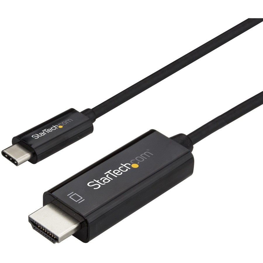 StarTech 3ft (1m) USB C to HDMI Cable - 4K 60Hz USB Type C DP Alt Mode to HDMI