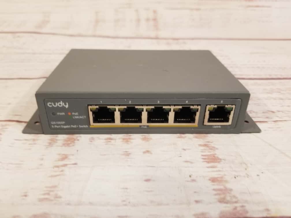 Cudy GS1005 5-Port Gigabit Ethernet PoE+Switch Compact 60W Plug & Play Interface