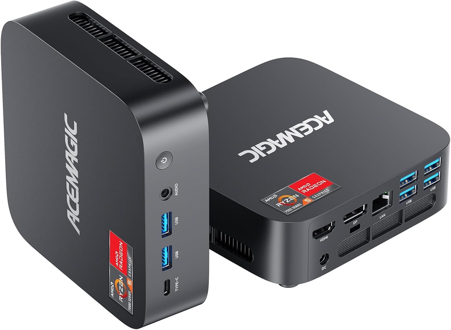 ACEMAGIC K1 Mini PC AMD Ryzen 7 7730U 16GB LPDDR4X RAM 512GB SSD Win11 Pro WiFi6