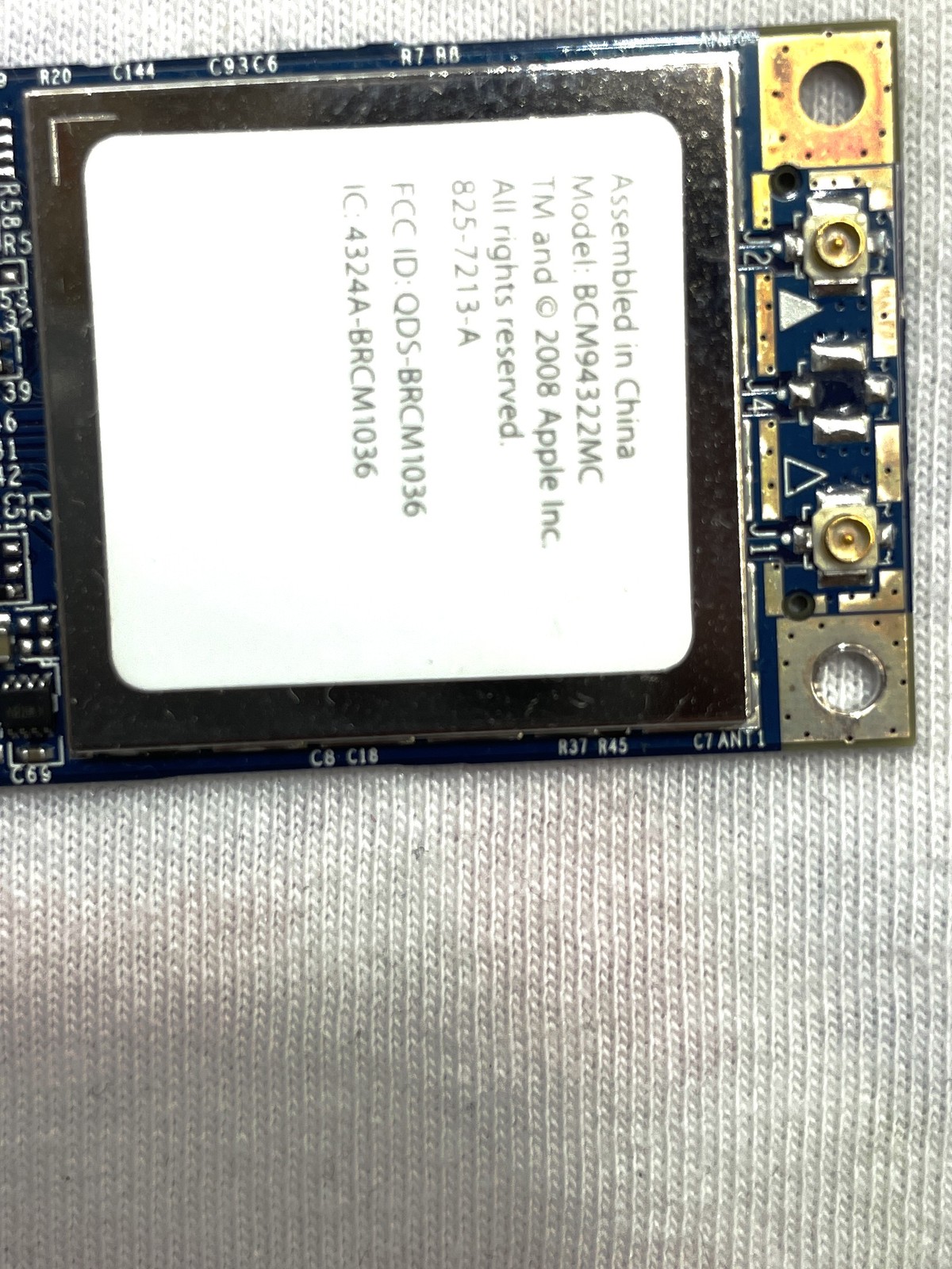 Apple BCM94322MC AirPort Extreme Dual-Band 802.11n Mini-PCIe Card 661-4907 Mac