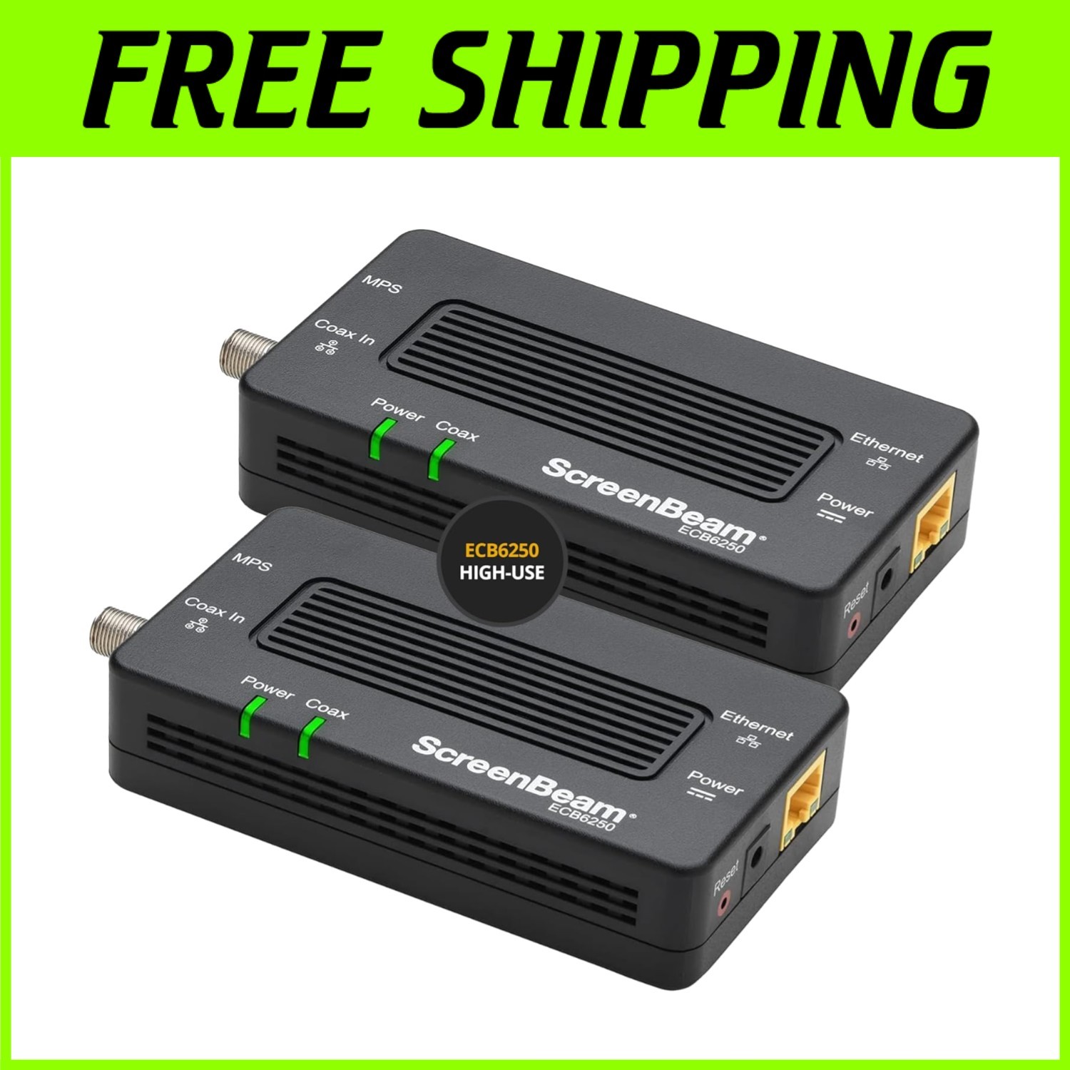 MoCA 2.5 Starter Kit: Enhance Your Network Speed with Coax to Ethernet Adapters