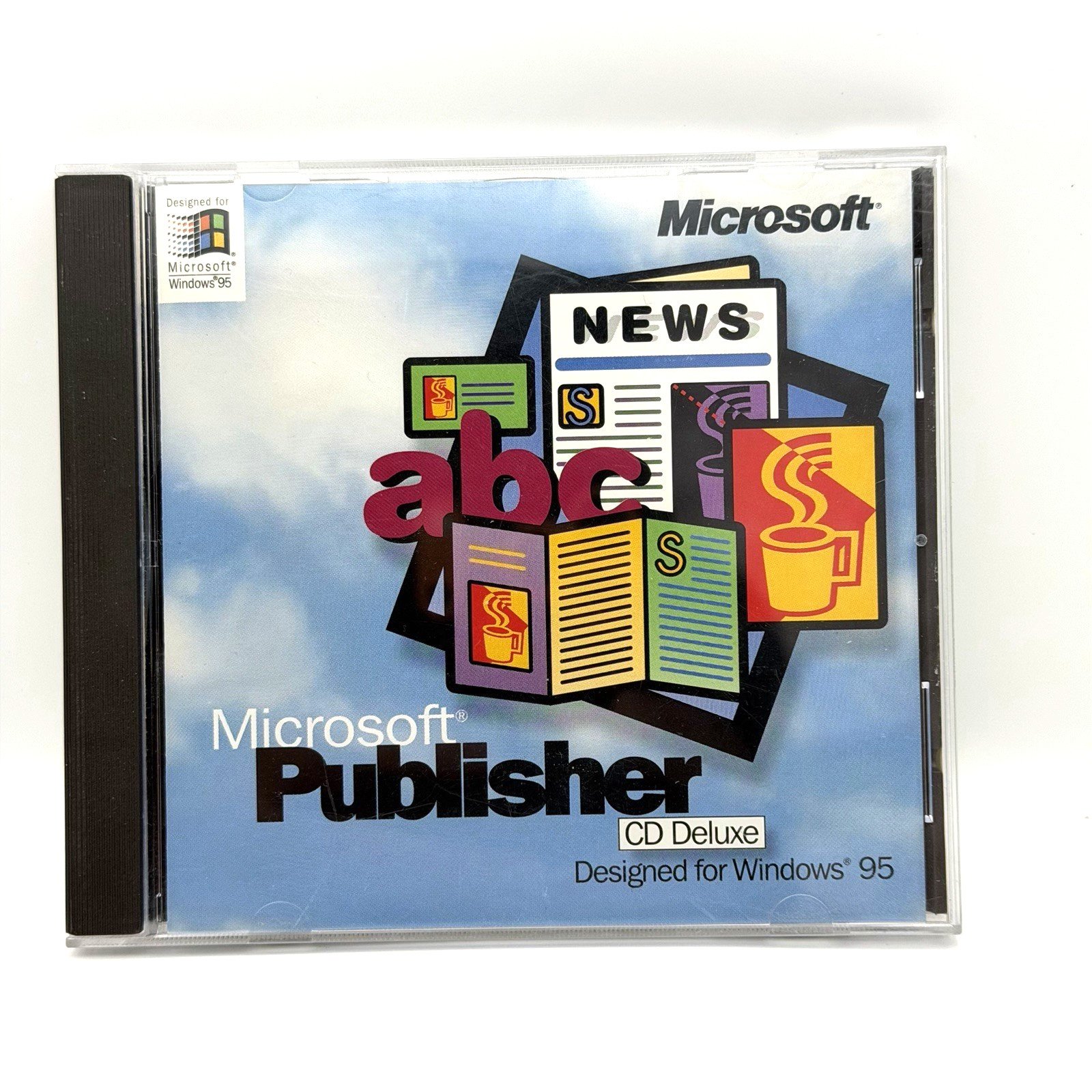 Microsoft Publisher CD Deluxe For Windows 95