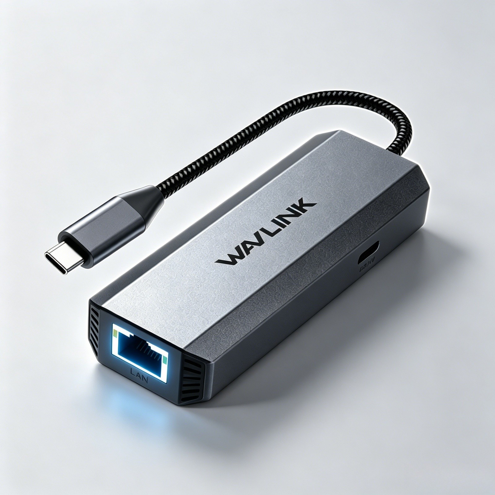 USB-C to Ethernet Adapter with 95W Power Delivery 2.5/5Gbps RJ45 Network Adapter