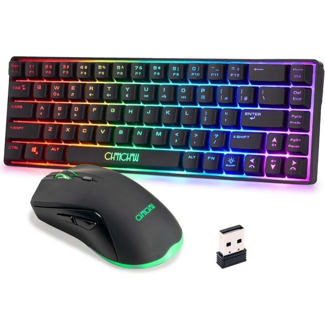 G100 Wireless Gaming Keyboard and Manual LED